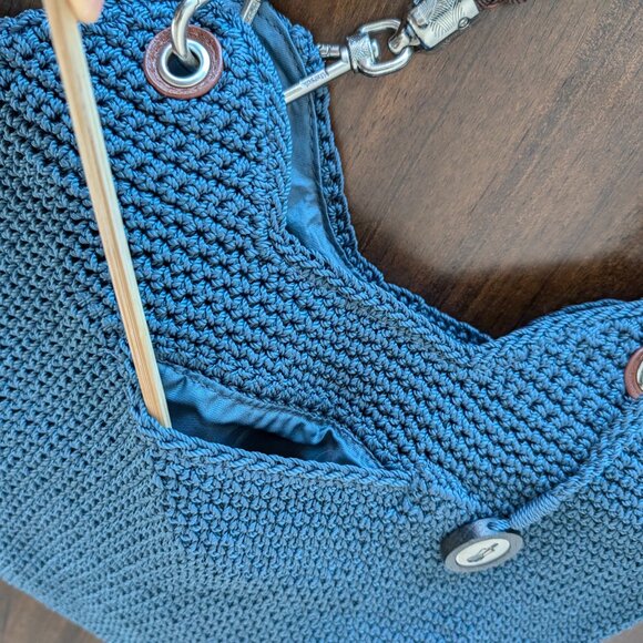 The Sak Blue and Brown Shoulder Bag - Picture 11 of 16